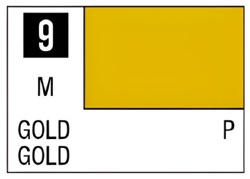 Mr Hobby Mr. Color 9 - Gold (Metallic/Primary)