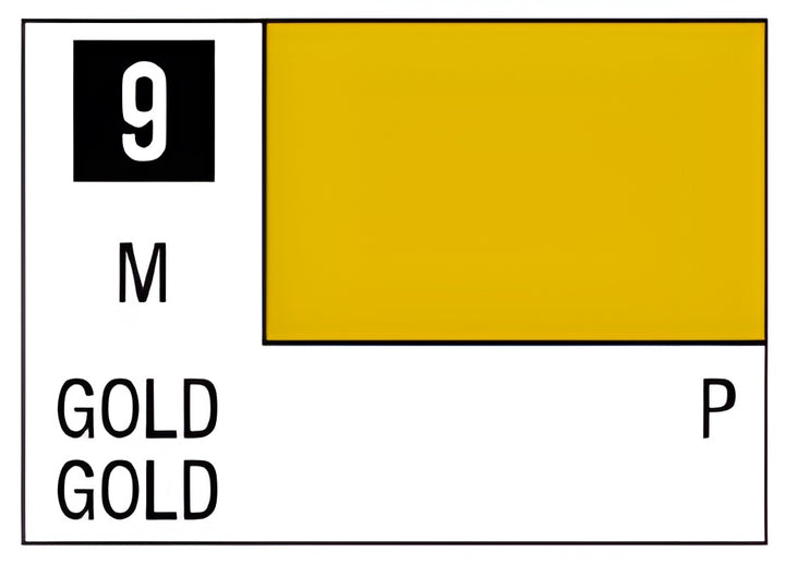 Mr Hobby Mr. Color 9 - Gold (Metallic/Primary)
