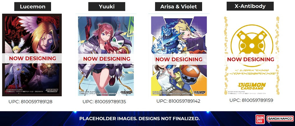 Digimon Sleeves 2025 V1 12CT Assortment