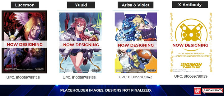 Digimon Sleeves 2025 V1 12CT Assortment