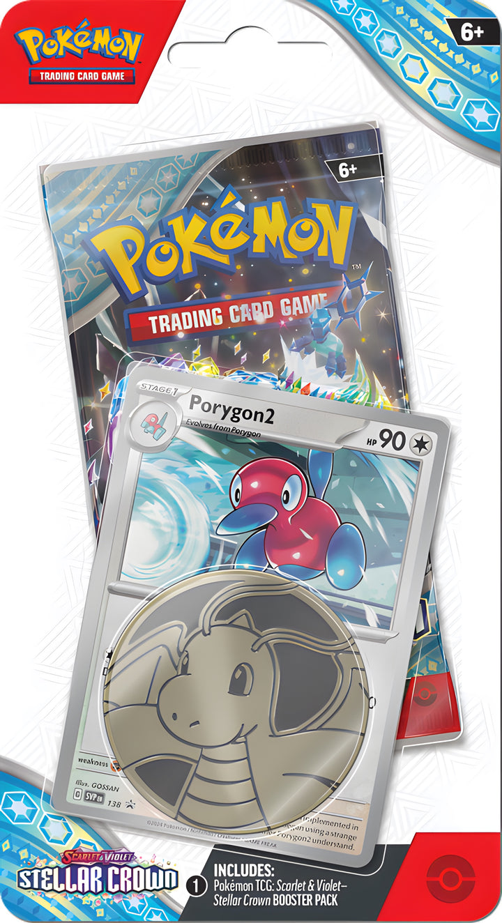 Pokemon SV7 Stellar Crown Checklane Blister