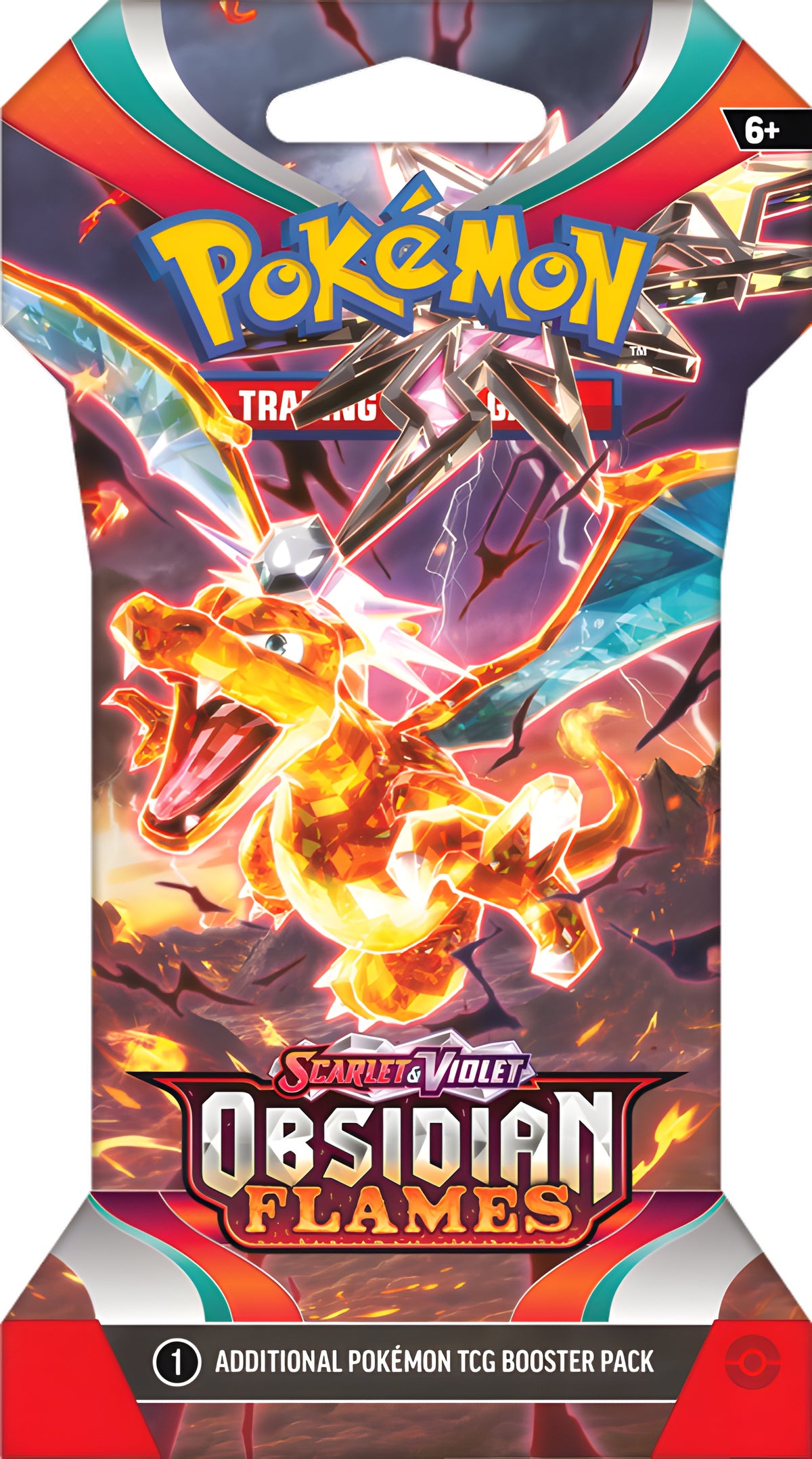 Sleeved Pokemon SV3 Obsidian Flames Pack (144)