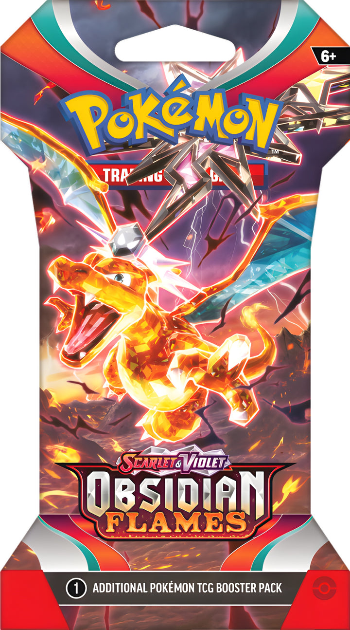 Sleeved Pokemon SV3 Obsidian Flames Pack (144)