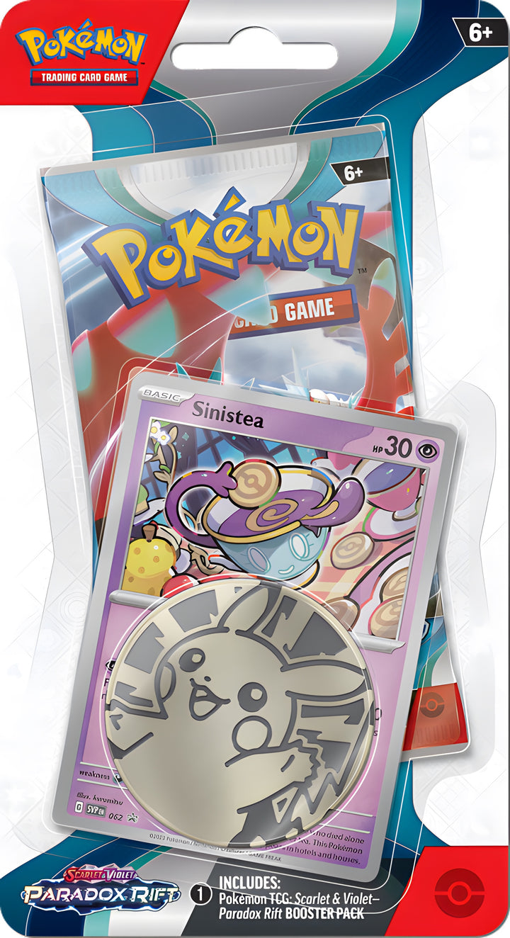 Pokemon SV4 Paradox Rift Checklane Blister (85406)