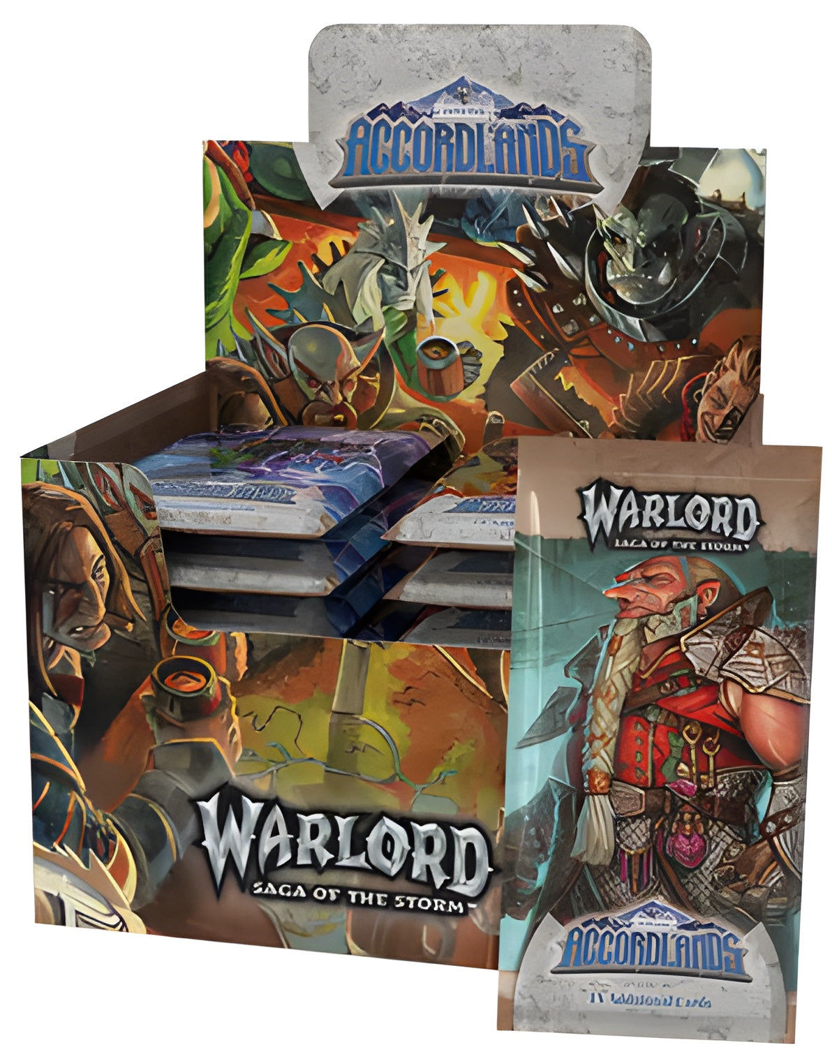 Warlord: Saga of the Storm - Into the Accordlands Booster Display