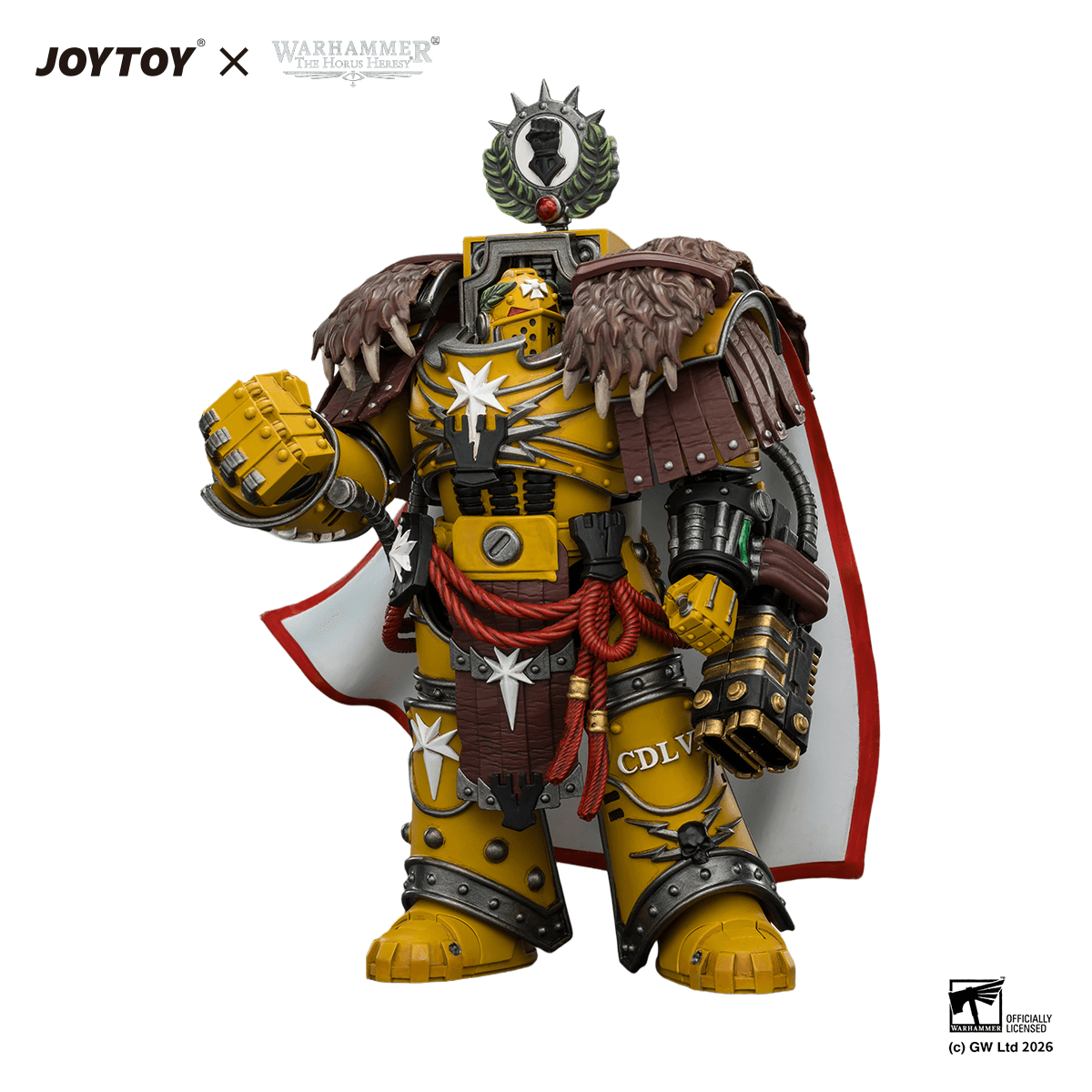 Imperial Fists Lord Castellan Evander Garrius, The Tyrant of Cthonia with the Subjugator and Incineratus | 6927054404209