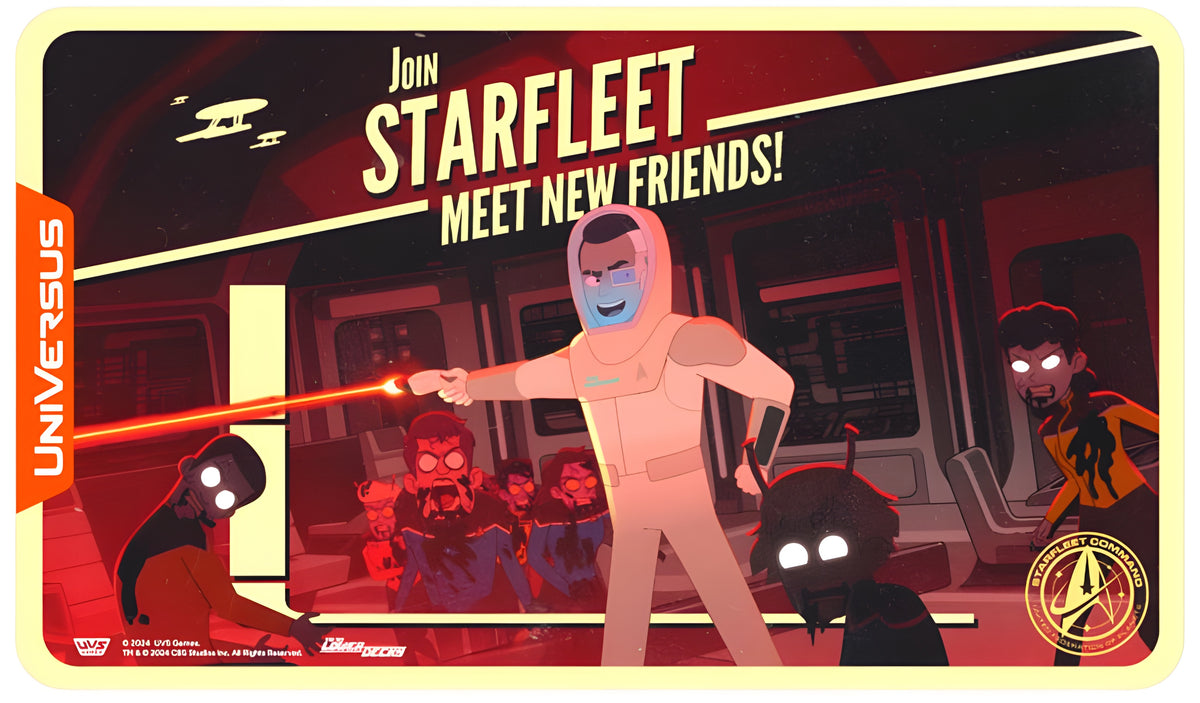 Universus CCG: Star Trek Lower Decks Challenger Series- Rutherford Playmat