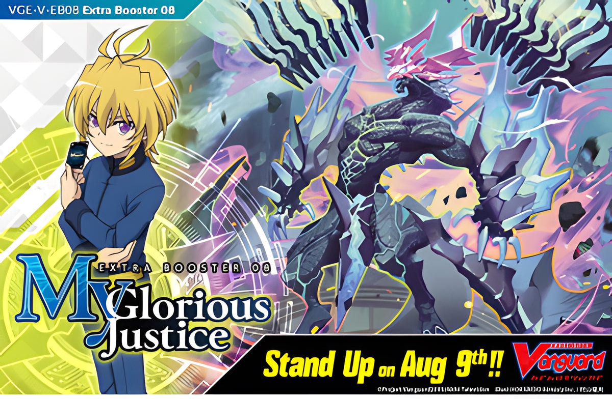 Cardfight Vanguard V: My Glorious Justice Extra Booster Display