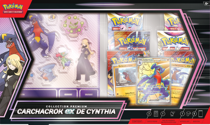 Pokemon French Cynthia’s Garchomp EX Premium Collection