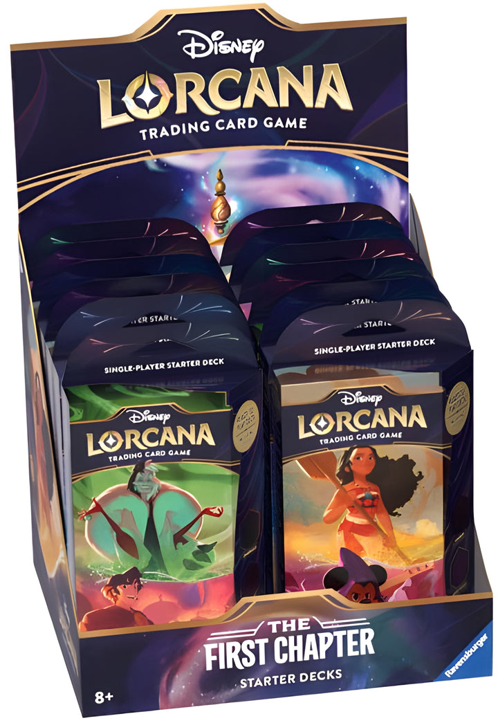 Disney Lorcana: The First Chapter Starter Deck Display