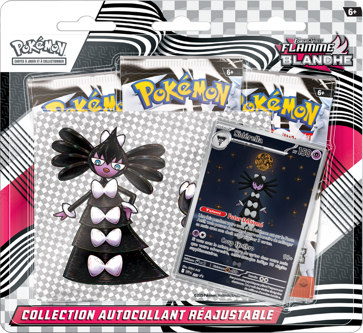 Pokemon French SV10.5 White Flare Tech Sticker Collection