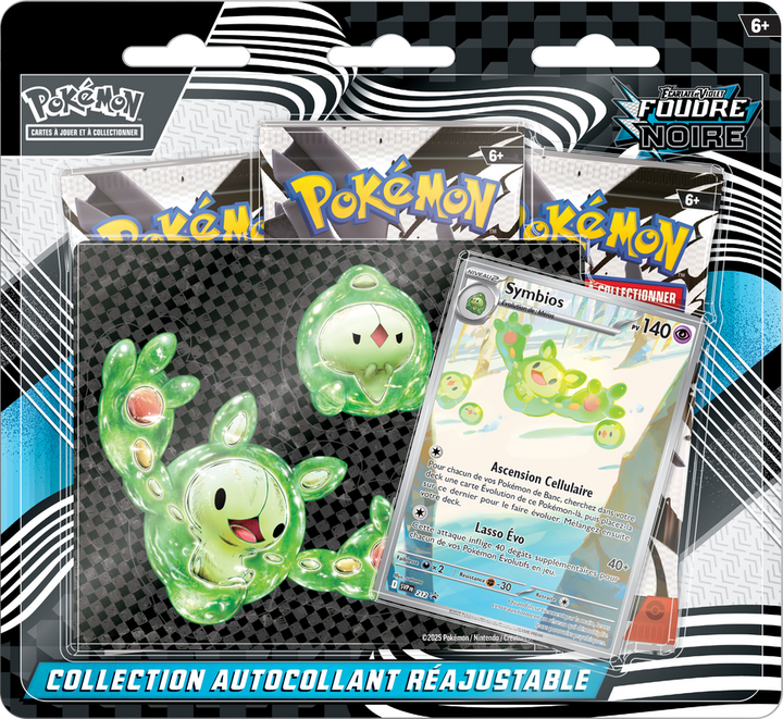 Pokemon French SV10.5 Black Bolt Tech Sticker Collection