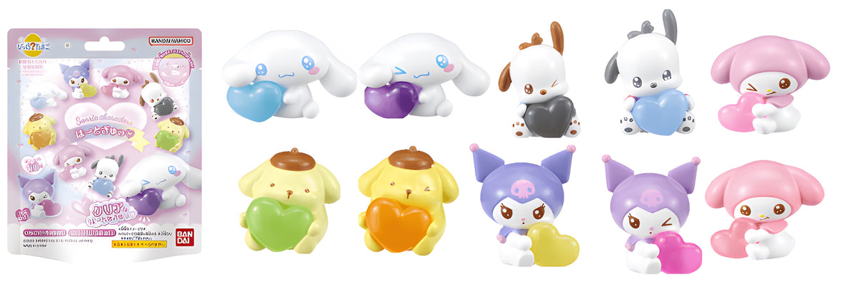Sanrio Bath Bomb Bikkura Heart Hugz â¡ "Sanrio" (Blind Box/15), Bandai Lifestyle Bath Bomb