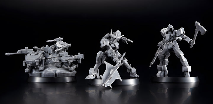 Gundam Assemble PC-01A Premium Collection Set 4CT Display