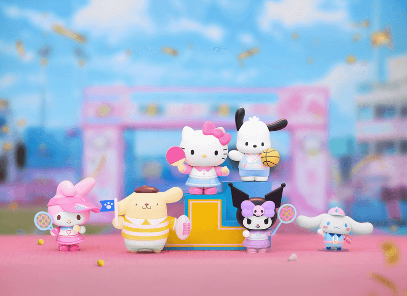 Sanrio characters Vibrant Sports Meeting Series Figures Blind Box (Box of 6)