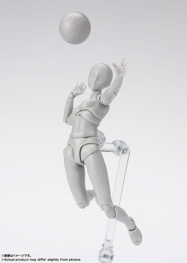 BANDAI Spirits Body-Chan -Sports- Edition DX Set (Gray Color ver.) , Tamashii Nations S.H.Figuarts(4573102649348)(4573102649348)