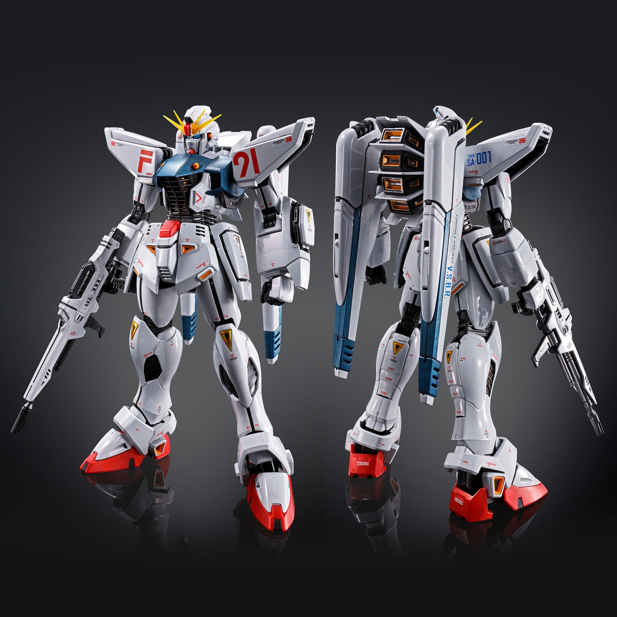 P-Bandai MG 1/100 Gundam F91 Ver.2.0 [Titanium Finish]
