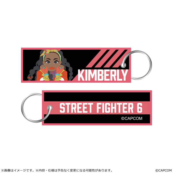 CAPCOM Street Fighter 6 Flight Tag Keychain KIMBERLY | 4976219134804