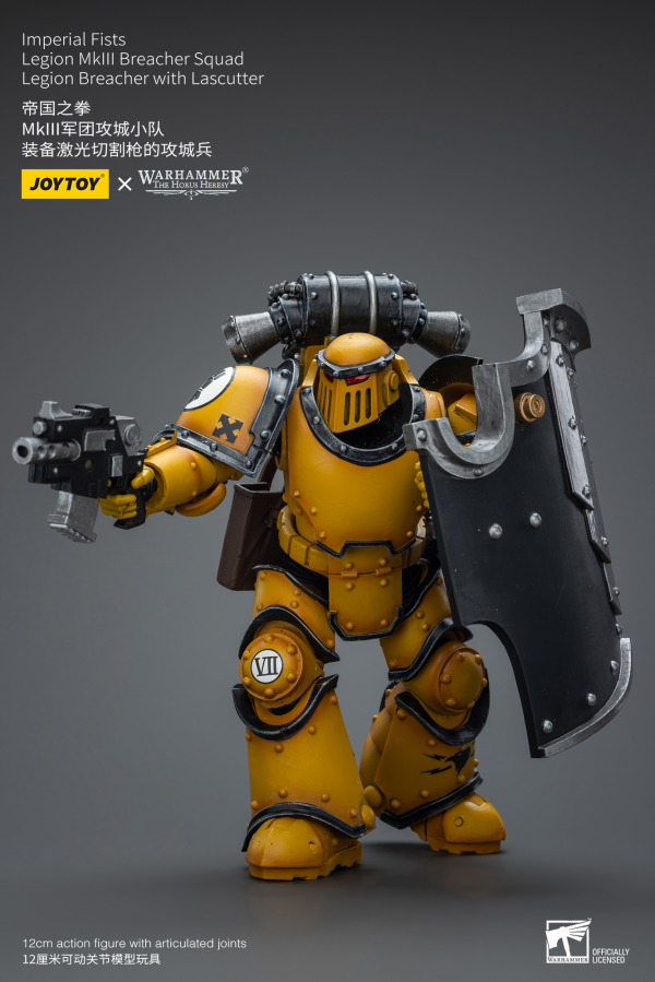 Joy Toy Imperial Fists Legion MkIII Breacher Squad Legion Breacher with Lascutter(6973130379121)