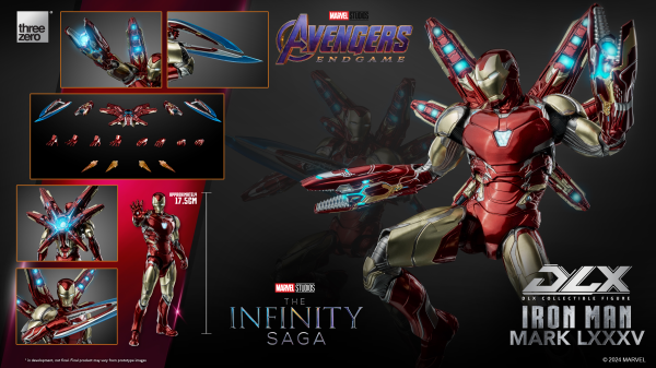 Three Zero Marvel Studios: The Infinity Saga: DLX Iron Man Mark 85 | 4897056203976