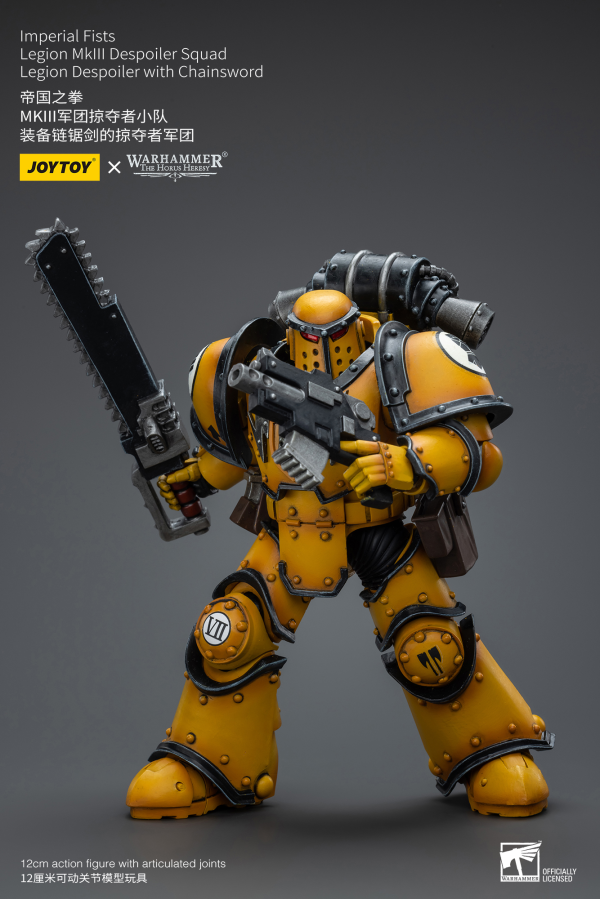 Joy Toy Imperial Fists Legion MkIII Despoiler Squad Legion Despoiler with Chainsword(6973130379091)(6973130379091)