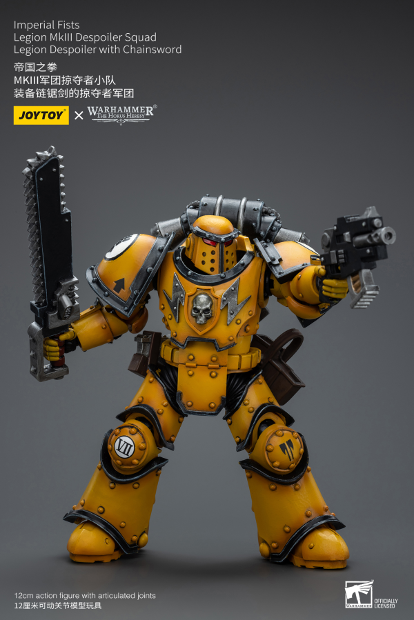 Joy Toy Imperial Fists Legion MkIII Despoiler Squad Legion Despoiler with Chainsword(6973130379091)(6973130379091)