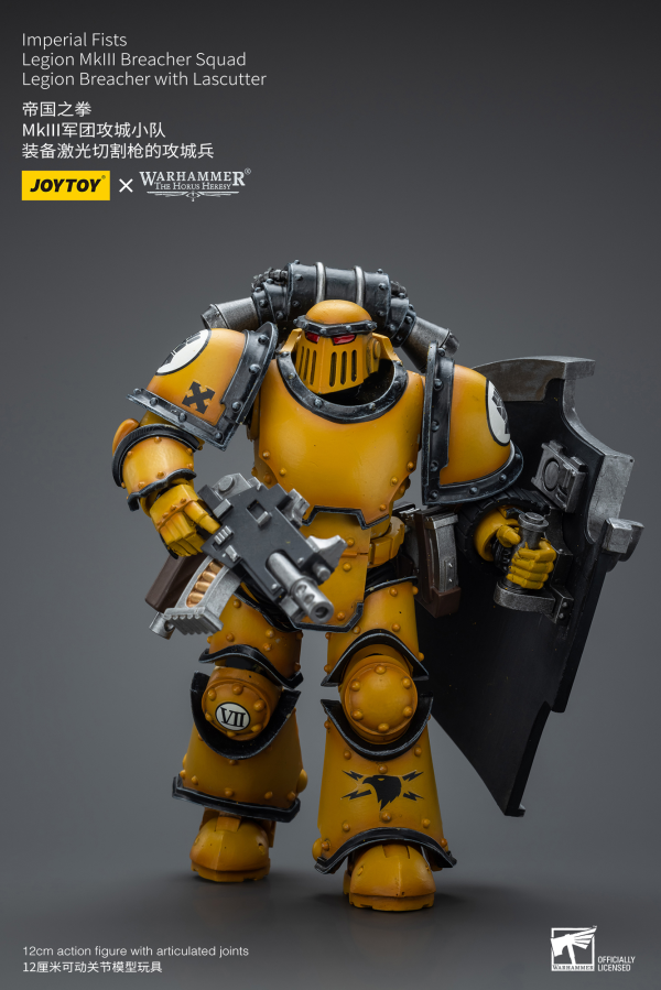 Joy Toy Imperial Fists Legion MkIII Breacher Squad Legion Breacher with Lascutter(6973130379121)(6973130379121)