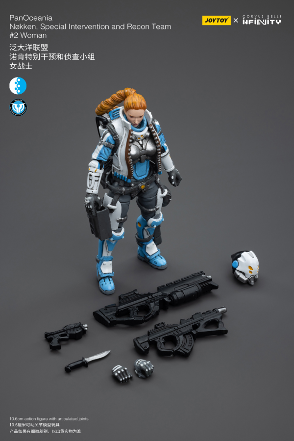 Joy Toy PanOceania Nokken, Special Intervention and Recon Team #2Woman(6973130375192)(6973130375192)