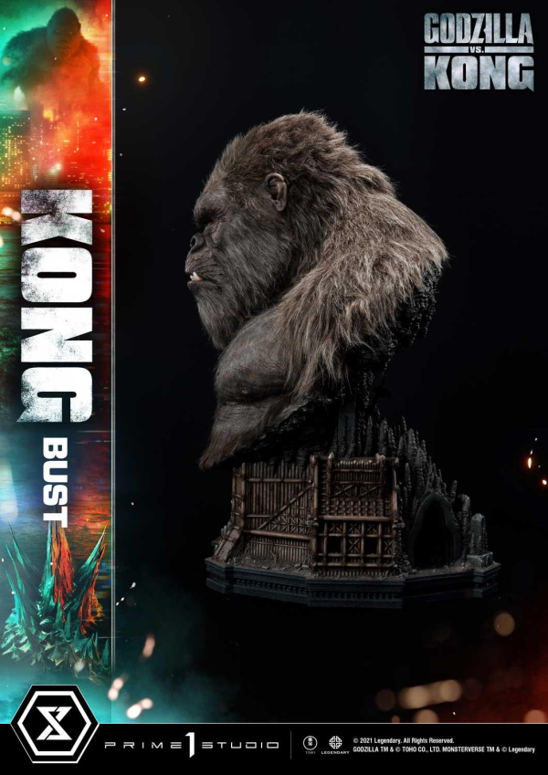 Prime 1 Studio Life Size Bust Godzilla vs Kong (Film) Kong | 4580708032122