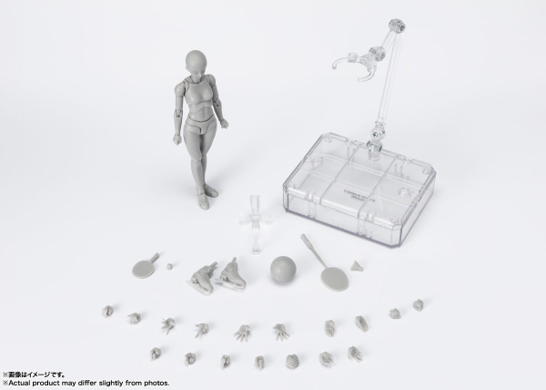 BANDAI Spirits Body-Chan -Sports- Edition DX Set (Gray Color ver.) , Tamashii Nations S.H.Figuarts(4573102649348)(4573102649348)