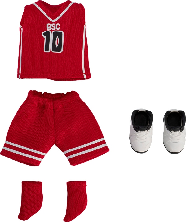 Good Smile Company Nendoroid Doll Series Basketball Uniform (Red) Nendoroid Doll Outfit Set