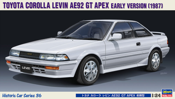Hasegawa [HC36] 1:24 TOYOTA COROLLA LEVIN AE92 APEX EARLY VERSION(4967834211360)(4967834211360)