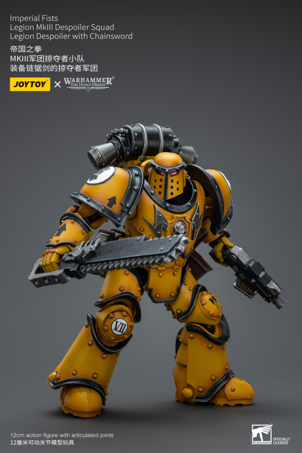 Joy Toy Imperial Fists Legion MkIII Despoiler Squad Legion Despoiler with Chainsword(6973130379091)(6973130379091)