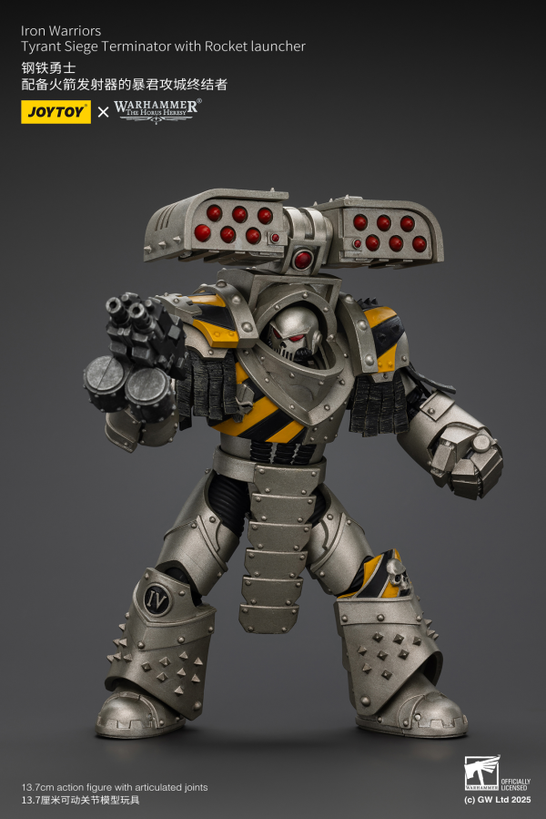 JOYTOY lron Warriors Tyrant Siege Terminator with Rocket launcher | 6927054401475