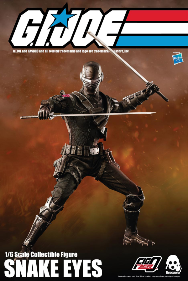 Three Zero G.I. Joe: A Real American Hero — 1/6 Snake Eyes | 4897056203327
