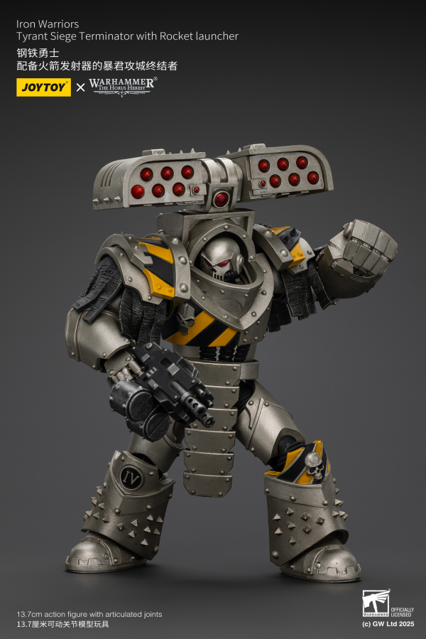 JOYTOY lron Warriors Tyrant Siege Terminator with Rocket launcher | 6927054401475