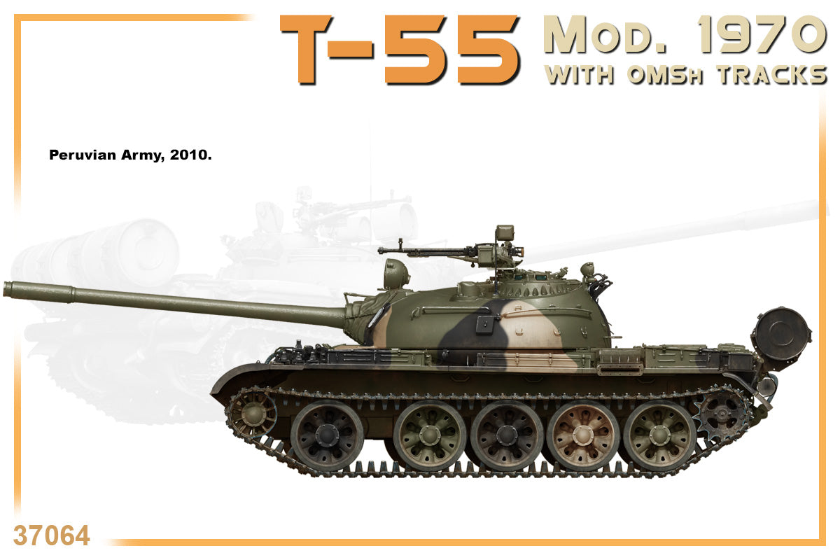 MiniArt 1/35 T-55 Mod. 1970 w/OMSh Tracks | 4820183312891