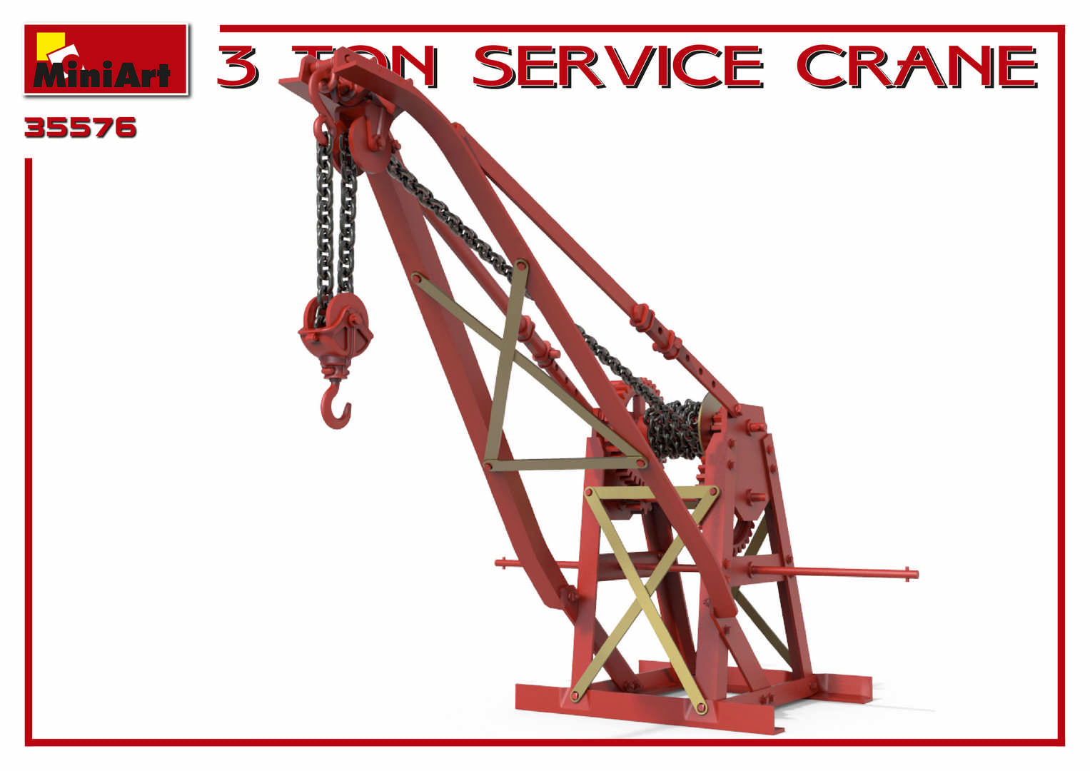 MiniArt 3 Tonne Service Crane (1/35) | 4820183312303