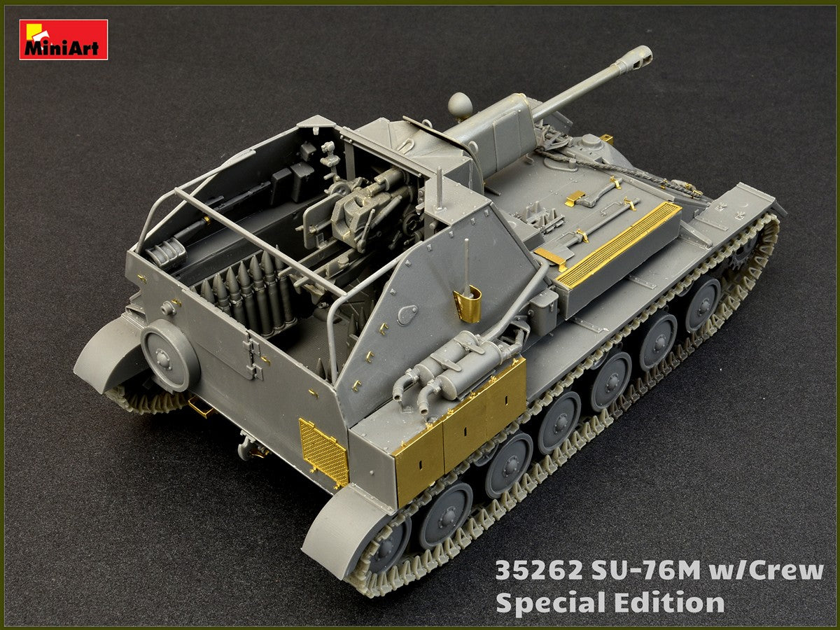 Miniart [35262] 1/35 SU-76M w/Crew Special Edition | 4820183311382