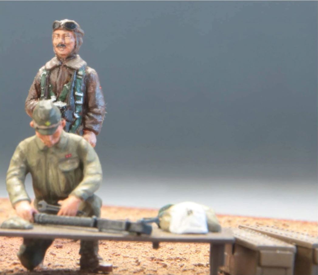 FineMolds 1/48 Messerschmitt Bf 109E-7 'Japanese Army' with Ground Crew & Equipment #2 | 4536318489955