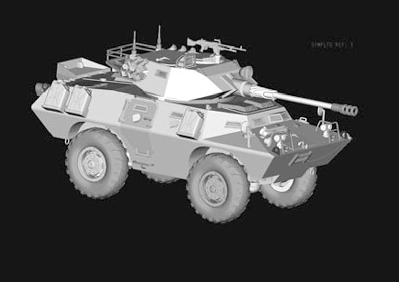Hobby Boss 1/35 LAV-150 Commando AFV w/ Cockerill 90mm Gun | 6939319224224