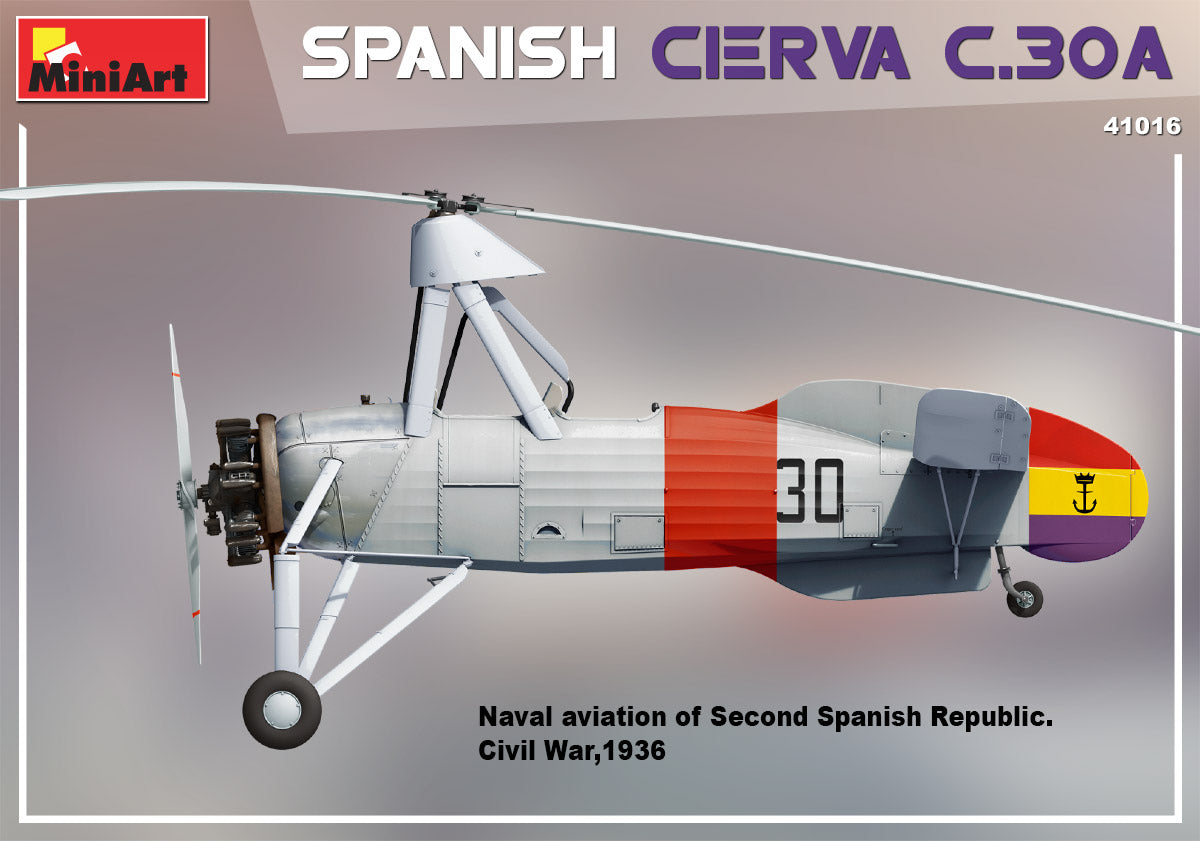 MiniArt 1/35 Spanish Cierva C.30A Aircraft | 4820183313515