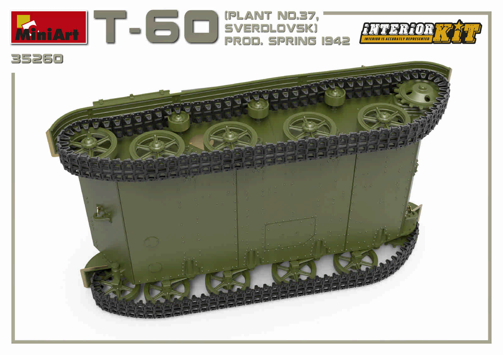 MiniArt 'T-60 (Plant .37) Prod.Spring 1942. Interior Kit' | 4820183312181
