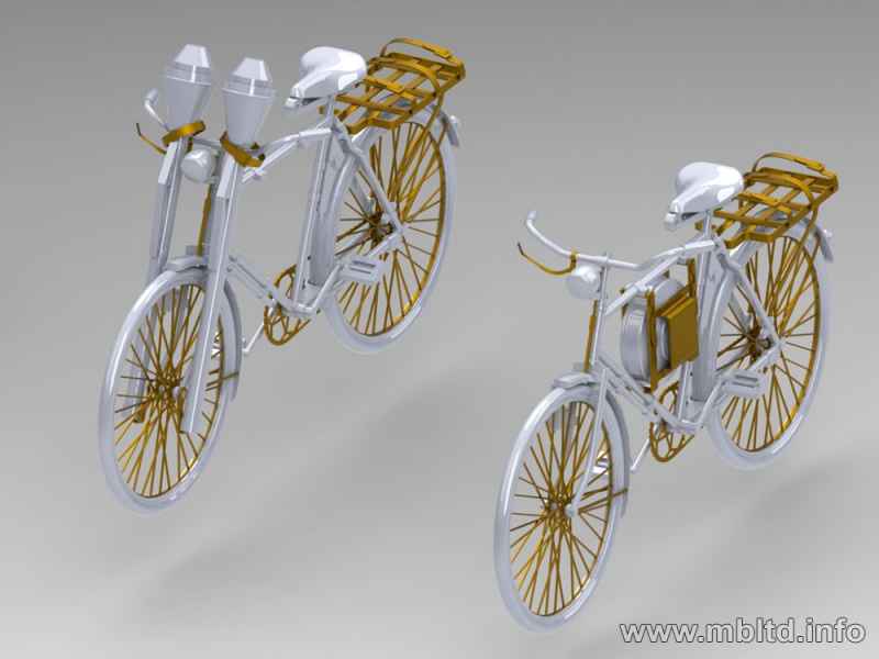 MASTER BOX German Military Bicycle, WWII Era | 4820113081293