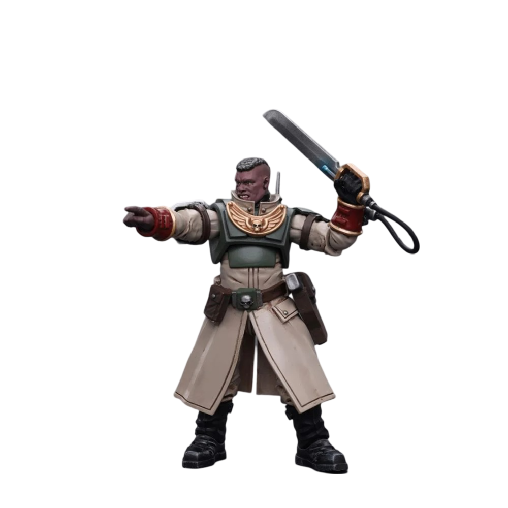 Joy Toy Astra Militarum Cadian Command Squad Commander with Power Sword(6973130377905)