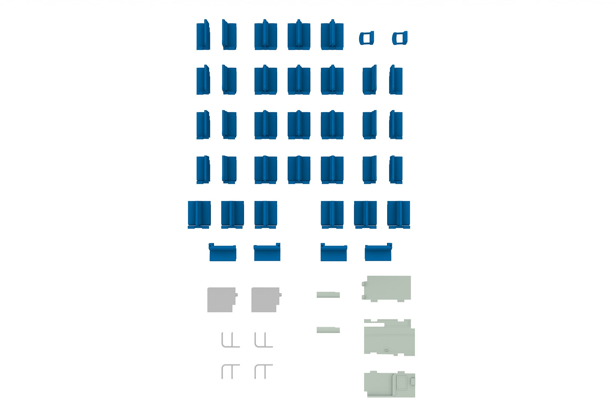 (Rerelease) 1/80scale　Cross seat　InteriorSet  | 4582362384982