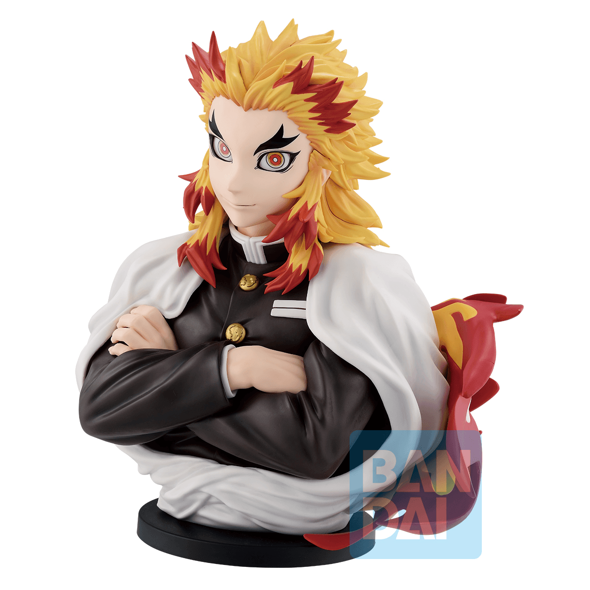Kyojuro Rengoku (Set Your Heart Ablaze) Demon Slayer, Bandai Spirits Ichibansho Art Scale Figure | 4573102684745