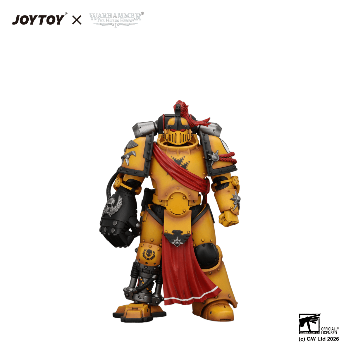 Imperial Fists Herald Consul with Standard and Bolt Pistol
