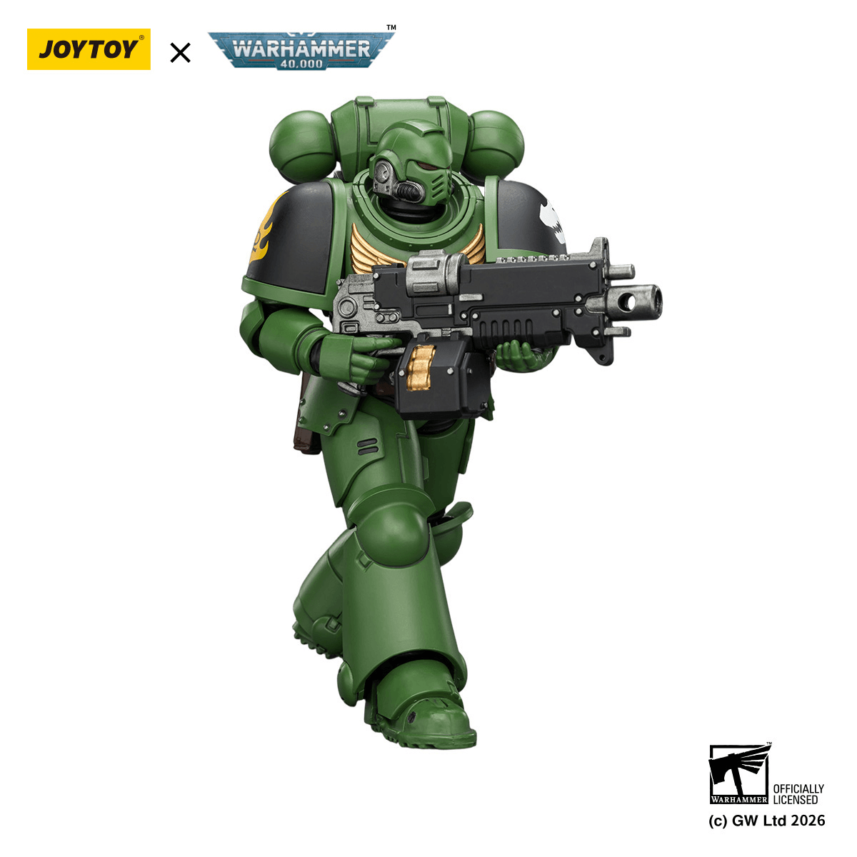 Salamanders Intercessor with Bolt Rifle, Bolt Pistol and Chainsword | 6927054403875