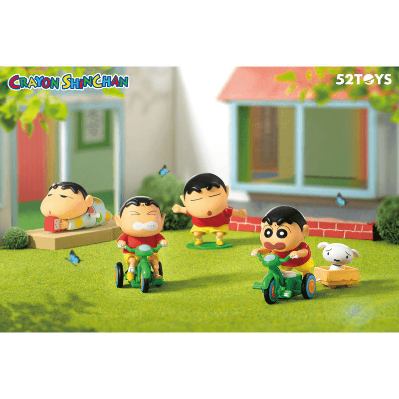 CRAYON SHIN-CHAN Dynamic New Life (Box of 4)